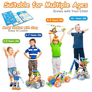 Foto 2 | Foto 2 | Kit De Construcción Tsomtto 10 En 1, Juguetes Stem, 167 Piezas, Para Niños De Más De 5 Años - Venta Internacional.