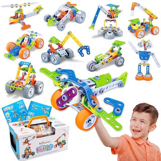 Foto 7 | Foto 7 | Kit De Construcción Tsomtto 10 En 1, Juguetes Stem, 167 Piezas, Para Niños De Más De 5 Años - Venta Internacional.