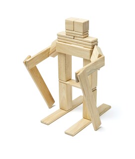 Foto 4 | Foto 4 | Juego De Bloques Magnéticos De Madera Tegu, 24 Piezas, Naturales, De 1 A 99 Años - Venta Internacional.