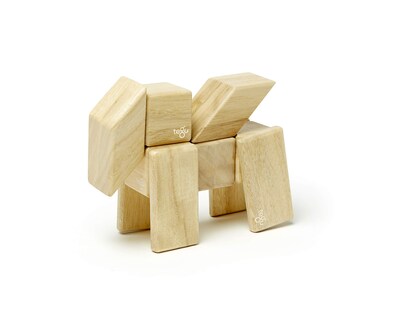 Foto 7 | Foto 7 | Juego De Bloques Magnéticos De Madera Tegu, 24 Piezas, Naturales, De 1 A 99 Años - Venta Internacional.