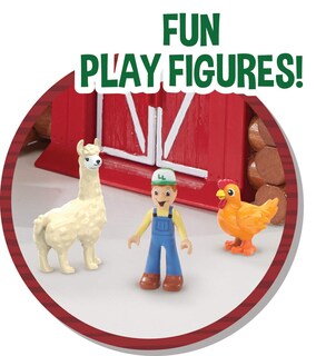 Foto 7 | Foto 7 | Juguete De Construcción Basic Fun Lincoln Logs Fun On The Farm, 102 Piezas - Venta Internacional.