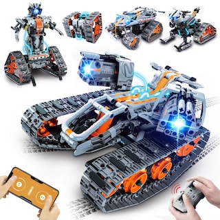 Foto 1 | Foto 1 | Set De Construcción Hogokids 5 En 1 Stem Con Luz Led Rc Cars De Más De 6 Años - Venta Internacional.