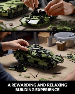 Foto 3 | Foto 3 | Set De Construcción Nifeliz Leopard Ii A7 Tank Military 2069 Piezas - Venta Internacional.