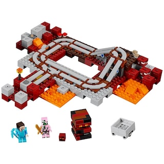 Foto 1 | Foto 1 | Juguete Lego Minecraft The Nether Railway 21130 Con Steve Y Zombi - Venta Internacional.