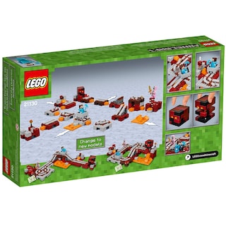 Foto 6 | Foto 6 | Juguete Lego Minecraft The Nether Railway 21130 Con Steve Y Zombi - Venta Internacional.