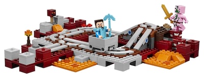 Foto 7 | Foto 7 | Juguete Lego Minecraft The Nether Railway 21130 Con Steve Y Zombi - Venta Internacional.