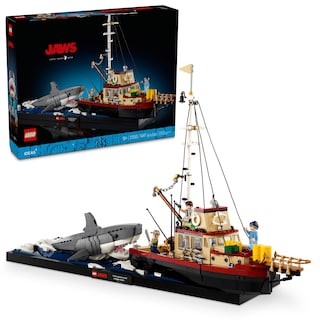 Foto 1 | Foto 1 | Juego De Dioramas Lego Ideas Jaws Con Barco Orca Y Minifiguras - Venta Internacional.
