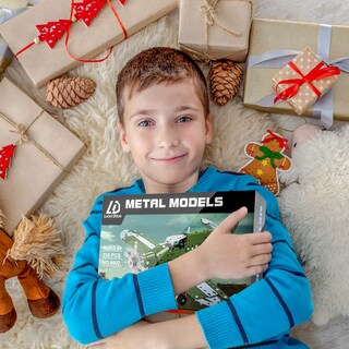 Foto 5 | Foto 5 | Juego De Maquetas De Avión Building Toy Lucky Doug Para Niños De 8 A 12 Años - Venta Internacional.