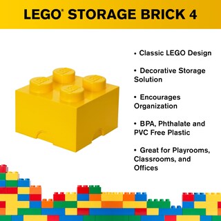 Foto 4 | Foto 4 | Cajón Para Almacenamiento Lego Room Copenhagen 4003, Color Amarillo Brillante - Venta Internacional.