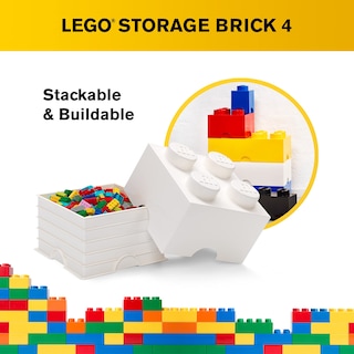 Foto 6 | Foto 6 | Caja De Almacenamiento Room Copenhagen Lego Brick 4 Blanca 40030635 - Venta Internacional.