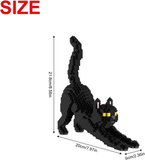 Foto 2 | Foto 2 | Bloques De Construcción Larcele Cat Micro 3d Toy Ladrillos, 999 Piezas - Venta Internacional.