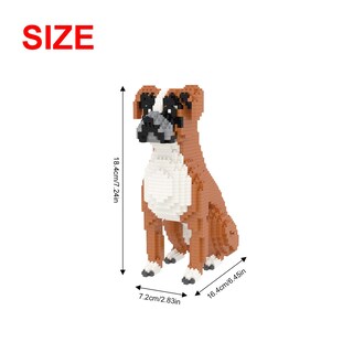 Foto 2 | Foto 2 | Bloques De Construcción Larcele Micro Dog Kljm-02 (boxer) 1061 Piezas - Venta Internacional.
