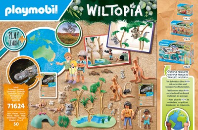 Foto 5 | Foto 5 | Juguete Playmobil Wiltopia: Australian Wildlife Con 50 Piezas - Venta Internacional.