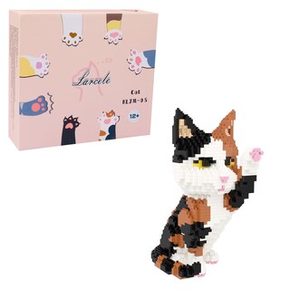 Foto 1 | Foto 1 | Juego De Bloques De Construcción Larcele Cat Micro Diy 3d Toy 1137 Piezas - Venta Internacional.