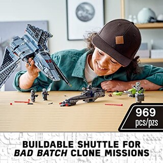 Foto 2 | Foto 2 | Juego de Bloques Lego Star Wars The Bad Batch Attack Shuttle 75314 - Venta Internacional
