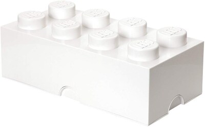 Foto 1 | Foto 1 | Caja De Almacenamiento Lego Brick 8 Blanca - Venta Internacional.