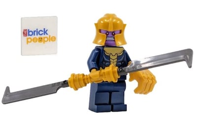 Foto 1 | Foto 1 | Minifigura Lego Superheroes Thanos Con Capa Y Espada Infinita - Venta Internacional.