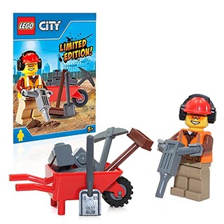 Foto 1 | Foto 1 | Minifigura Lego City, Obrero De La Construcción, Con Barra D - Venta Internacional.