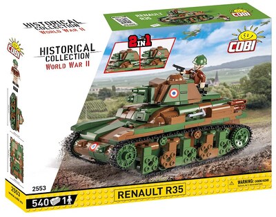 Foto 2 | Foto 2 | Bloques De Construcción: Colección Histórica Cobi, Renault R35 De La Segunda Guerra Mundial - Venta Internacional.