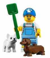 Cuidador De Perros Minifigure Lego Series 19 Con Accesorios - Venta Internacional.