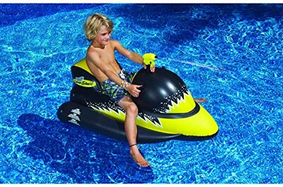 Foto 4 | Foto 4 | Swimline Lasershark Wet-ski Squirter Negro/amarillo, 51''/26''/25'' - Venta Internacional.