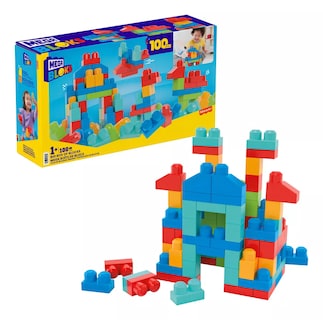 Foto 1 | Foto 1 | Set De Construcción Mega Bloks Mega Bloks De Montar 100 Piezas Colores