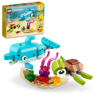 Foto 1 | Foto 1 | Set De Construcción De Juguetes Lego Creator 3 En 1 Con Delfines Y Tortugas - Venta Internacional.