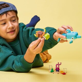 Foto 2 | Foto 2 | Set De Construcción De Juguetes Lego Creator 3 En 1 Con Delfines Y Tortugas - Venta Internacional.