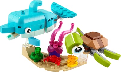Foto 5 | Foto 5 | Set De Construcción De Juguetes Lego Creator 3 En 1 Con Delfines Y Tortugas - Venta Internacional.