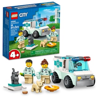 Foto 1 | Foto 1 | Ambulancia de Animales de Juguete Lego City Vet Van Rescue 60382 Kids 4+ - Venta Internacional