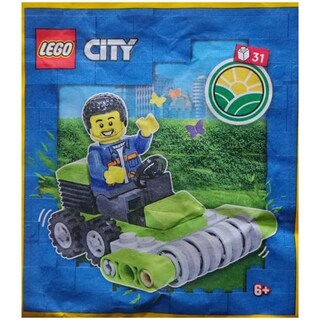 Foto 3 | Foto 3 | Figura Lego City Worker Con Cortadora De Césped A Partir De 6 Años Con Acceso. - Venta Internacional.