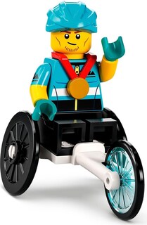 Foto 1 | Foto 1 | Minifigura Lego Wheelchair Racer Series 22 - Venta Internacional