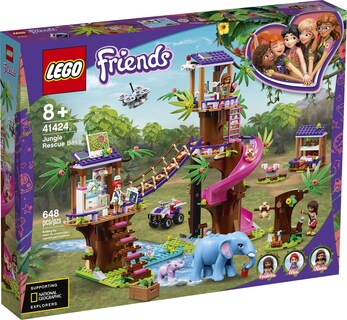Foto 4 | Foto 4 | Juguete De Construcción Lego Friends Jungle Rescue Base 41424 Kids - Venta Internacional.