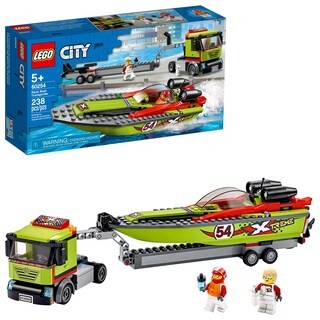 Foto 1 | Foto 1 | Set De Construcción Lego City Race Boat Transporter 60254 Kids - Venta Internacional.
