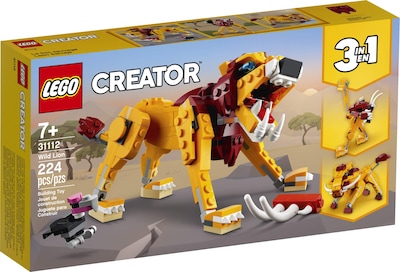 Foto 3 | Foto 3 | Lego Creator 3 en 1 Wild Lion 31112 - Venta Internacional