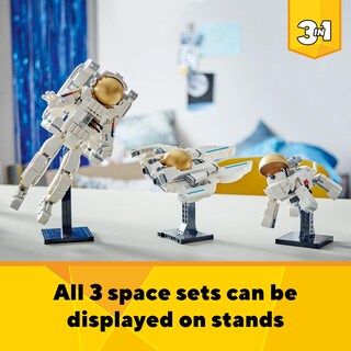 Foto 4 | Foto 4 | Astronauta 3 En 1 De Juguete Lego Creator En El Espacio Con Space Dog Y Jet - Venta Internacional.