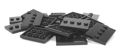 Foto 1 | Foto 1 | Bloque de Construcción Lego Negras 16 Piezas-Venta Internacional