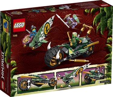 Foto 5 | Foto 5 | Kit De Construcción Lego Ninjago Lloyd's Jungle Chopper Bike 71745 - Venta Internacional.