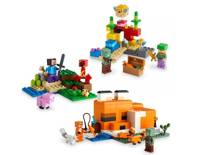 Foto 2 | Foto 2 | Set De Construcción Lego Minecraft Overworld Adventures 3 En 1 6677 - Venta Internacional.