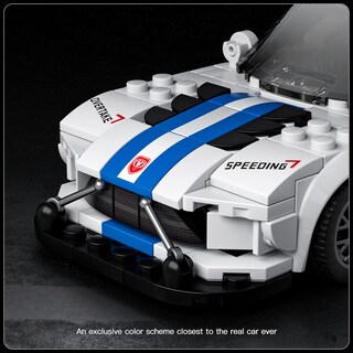 Foto 6 | Foto 6 | Molde Para Juguetes De Construcción King Speed Champions Viper Con Vitrina - Venta Internacional.