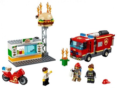 Foto 2 | Foto 2 | Kit de Construcción Lego City Burger Bar Fire Rescue 60214 (327 Piezas) - Venta Internacional