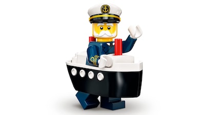 Foto 2 | Foto 2 | Minifigura Lego Ferry Captain Small Series 23 - Venta Internacional.