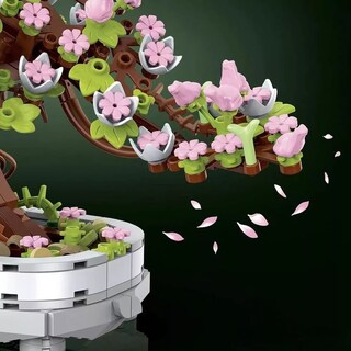 Foto 3 | Foto 3 | Juego de Bloques De Construcción Toy Potted Cherry Bonsai 462 Piezas - Venta Internacional