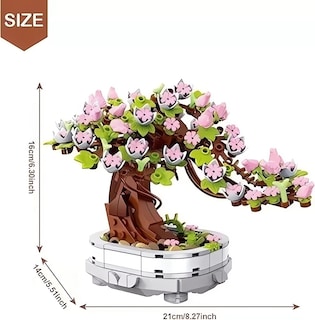 Foto 5 | Foto 5 | Juego de Bloques De Construcción Toy Potted Cherry Bonsai 462 Piezas - Venta Internacional