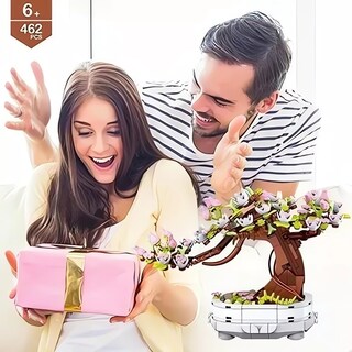 Foto 7 | Foto 7 | Juego de Bloques De Construcción Toy Potted Cherry Bonsai 462 Piezas - Venta Internacional