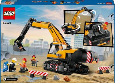 Foto 6 | Foto 6 | Excavadora De Juguete Lego City Raupenbagger Con 3 Minifiguras De Más De 8 Años - Venta Internacional.