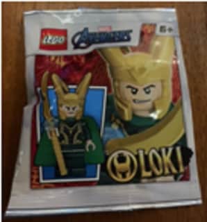 Foto 3 | Foto 3 | Minifigura Lego Superheroes Loki Con Cetro Y Tesseracto 6+ - Venta Internacional.