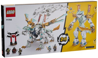 Foto 4 | Foto 4 | Kit De Construcción Lego Ninjago El Dragón De Hielo De Zane 2 En 1 De Más De 10 Años - Venta Internacional.