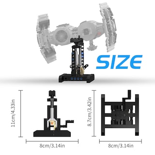 Foto 4 | Foto 4 | Soporte De Exhibición Para Kit De Construcción Lego Tie Bomber 75347 - Venta Internacional.