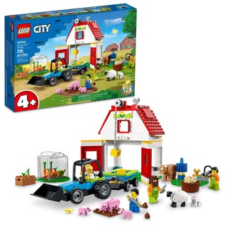 Foto 1 | Foto 1 | Set De Juguetes De Construcción Lego City Barn & Farm Animals 60346 Kids 4+ - Venta Internacional.
